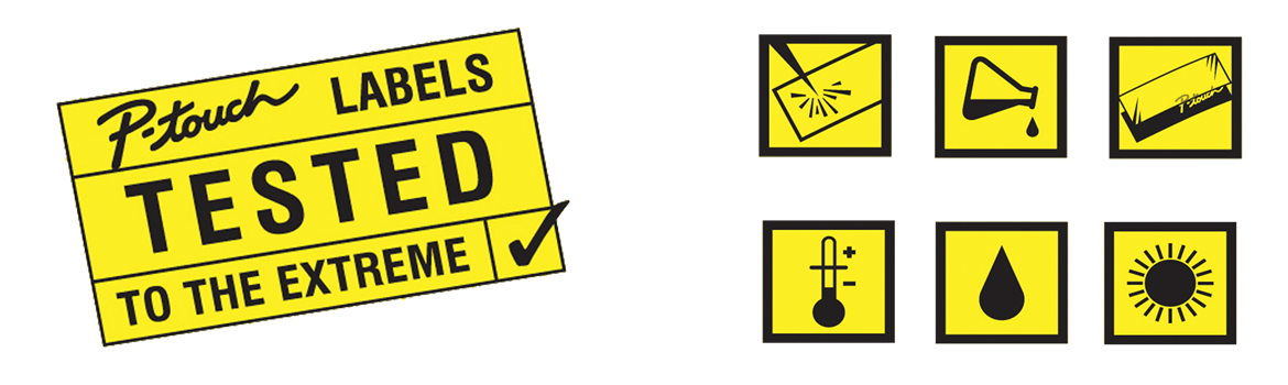 Brother P-touch labels - Tested to the Extreme